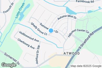 Map image of the property - 396 Shady Grove Ct