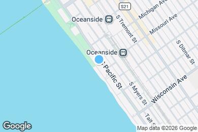 Map image of the property - 312 S The Strand
