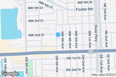 Map image of the property - 124 NW 6th Ave
