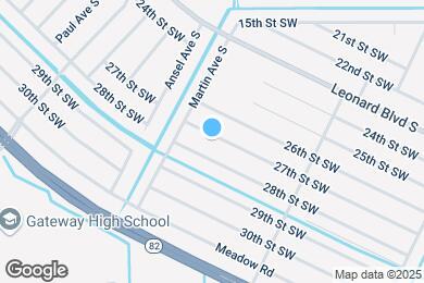 Map image of the property - 4749 27th St SW