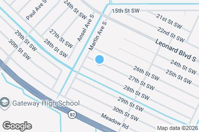 Map image of the property - 4751 27th St SW