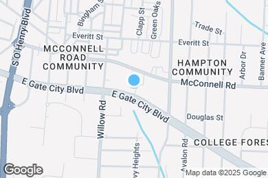 Map image of the property - 2217 E Gate City Blvd