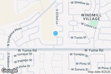 Map image of the property - 1030 S 223rd Ln