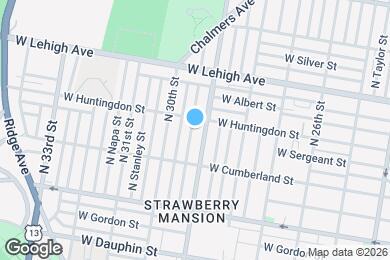 Map image of the property - 2555 N Hollywood St