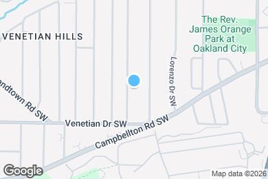 Map image of the property - 1386 Elizabeth Ave SW