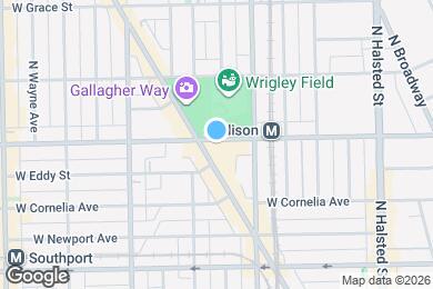 Map image of the property - 1031 W Addison St