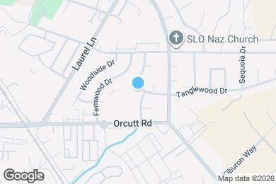 Map image of the property - 1327 Tanglewood Dr