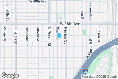 Map image of the property - 3638 Osage St