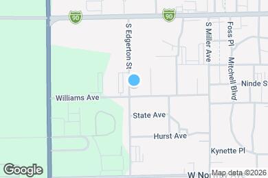 Map image of the property - 1124 S Edgerton St