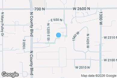 Map image of the property - 1248 E 530 N