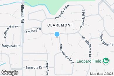 Map image of the property - 2004 Pine Needle Dr E