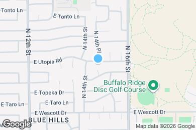 Map image of the property - 1433 E Utopia Rd