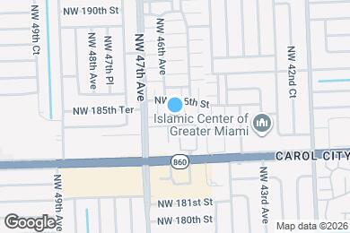 Map image of the property - 4552 NW 185th St