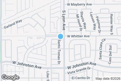 Map image of the property - 720 Santo Tomas Dr