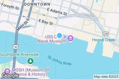 Map image of the property - 424 E Bay St