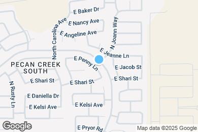 Map image of the property - 1422 E Penny Ln