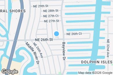 Map image of the property - 2601 NE 27th Way