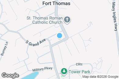 Map image of the property - 619 S Fort Thomas Ave