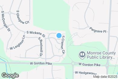 Map image of the property - 1462 W Rockcrest Dr
