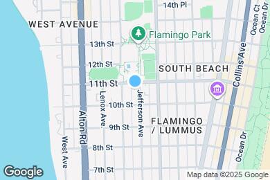 Map image of the property - 1040 Jefferson Ave