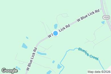 Map image of the property - 2866 W Blue Lick Rd