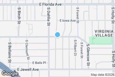 Map image of the property - 1708 S Eudora St