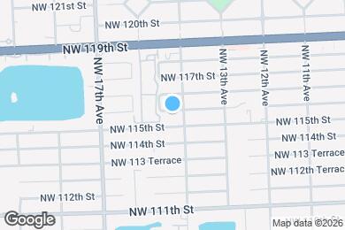 Map image of the property - 1420 NW 116th St