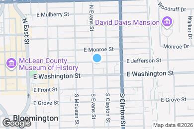 Map image of the property - 603 E Jefferson St
