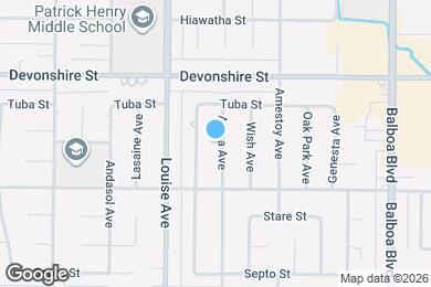 Map image of the property - 10147 Aldea Ave