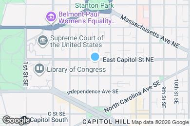 Map image of the property - 417-419 E Capitol St SE