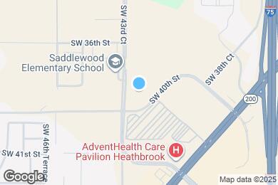 Map image of the property - 3821 SW 43rd Ct