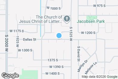 Map image of the property - 3924 W 1225 S