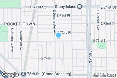 Map image of the property - 1410 E 73rd St