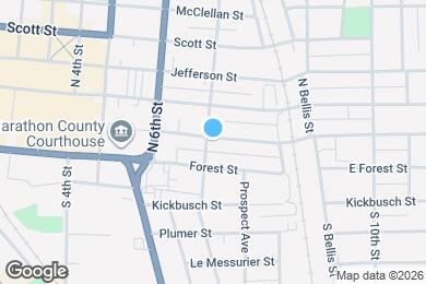 Map image of the property - 703 Jackson St