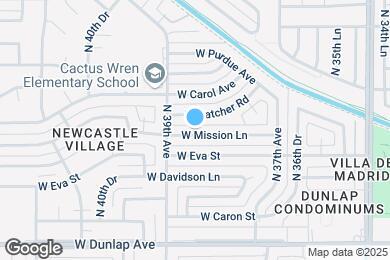 Map image of the property - 3828 W Mission Ln