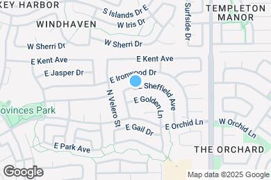 Map image of the property - 1625 E Sheffield Ave