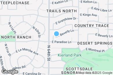 Map image of the property - 6415 E Beverly Ln