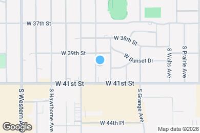 Map image of the property - 3116 S Lake Ave