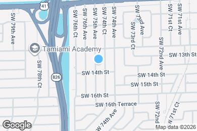 Map image of the property - 1329 SW 75th Ave