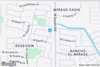 Map image of the property - 13127 W Port Royale Ln