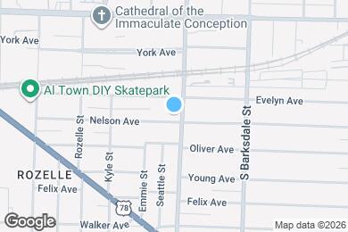 Map image of the property - 1806 Nelson Ave