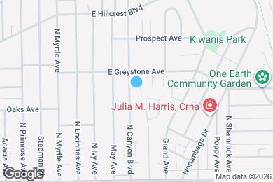 Map image of the property - 254 N Canyon Blvd