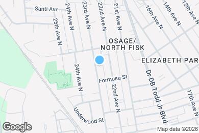 Map image of the property - 1612 23rd Ave N