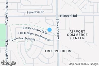 Map image of the property - 2399 E Calle Arroyo Lindo