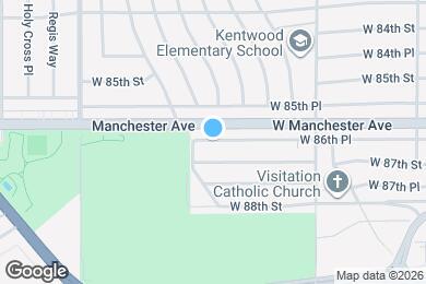 Map image of the property - 6754 W 86th Pl