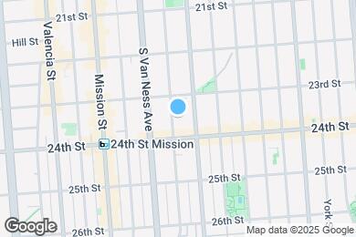 Map image of the property - 951 Shotwell St