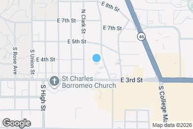 Map image of the property - 214 S Hillsdale Ct