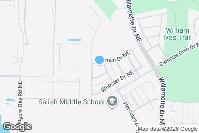 Map image of the property - 8543 Fortman Dr NE
