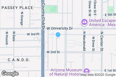 Map image of the property - 253 N Lebaron