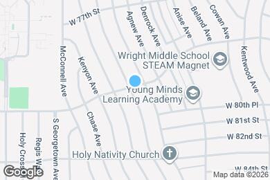 Map image of the property - 8000 Westlawn Ave